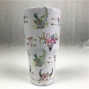 Thermal Mug with Floral Design 1