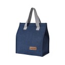 Thermische voedseltas 25,5x22,5x13 cm Neutrale kleuren Compacte afmetingen Isolatielaag Ritssluiting Lunchtas Picknick 7