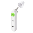 Thermomètre infrarouge numérique frontal et auriculaire sans contact avec écran LCD ℃ ℉ blanc pour la mesure de la température des enfants et des adultes à domicile 4
