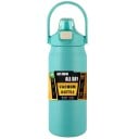 Thermosflasche mit Strohhalm 1200 ml Edelstahl Doppelwandige Thermosflasche für kalte und heiße Getränke Isolierflasche mit Strohhalm 9