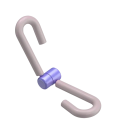 Thigh and Arm Exerciser in Various Colours - Resistance Spring Trainer with Foam Handles for Legs, Arms and Buttocks 3