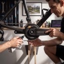 Thinkrider PP6 teljesítménymérő karbon hajtókarokkal 17 cm Titán tengely 24 mm Négykarú pók Fekete Útikerékpárokhoz és edzéshez 4