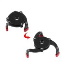 Three-Arm Oil Filter Wrench 60–95 mm 3/8" Self-Tightening Socket for Car and Van Filter Replacement 5