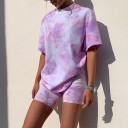 Tie-dye T-shirt voor dames A1266 2