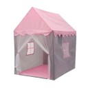 Tienda de campaña infantil grande de 130 x 120 x 100 cm, color rosa, plegable, para niñas, casa de juegos infantil, castillo de princesa 2