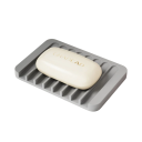 Tigela de silicone para sabonete 11,5x8x1 cm Suporte para sabonete com drenagem e antiderrapante Organizador multifuncional para casa 9