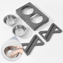 Tigelas para cães com suporte ajustável 3