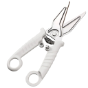 Tijeras de cocina universales 2 en 1 con punta curva y funda Acero inoxidable Hojas afiladas Empuñadura ergonómica Almacenamiento seguro 1