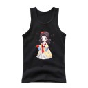Tílko de vară pentru fete fără mâneci 100% bumbac Tricou simplu cu prințesă desenată Top drăguț și la modă pentru copii Confortabil în diverse culori 2
