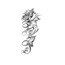 Tillfällig blomtatuering 1