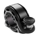 Timbre de bicicleta de acero inoxidable, diseño miniatura, 110 dB de sonido fuerte, resistente al agua, para manillar de 22,2 a 31,8 mm de diámetro 1