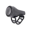 Timbre de bicicleta eléctrico de 120 dB, recargable por micro USB, IPX4, resistente al agua, 4 modos, alarma antirrobo, 6 x 3,4 cm, accesorios 3
