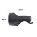 Timbre de bicicleta eléctrico de 120 dB, recargable por micro USB, IPX4, resistente al agua, 4 modos, alarma antirrobo, 6 x 3,4 cm, accesorios 4