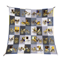 Timeless Sophisticated French Women's Square Scarf with Multifunctional Design for Head, Neck, Hair, Body, Four Seasons 10