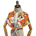 Timeless Sophisticated French Women's Square Scarf with Multifunctional Design for Head, Neck, Hair, Body, Four Seasons 9
