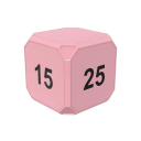 Timer da cucina digitale a forma di cubo con controllo rotativo Mini timer con tempi preimpostati Versione ricaricabile e a batteria Cottura Studio 8