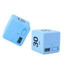 Timer da cucina digitale a forma di cubo Timer ricaricabile 500 mAh Tempi preimpostati Conto alla rovescia per cucina studio lavoro promemoria 8