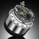 Timer da cucina meccanico 60 minuti In acciaio inox con magnete Suono forte Cottura Cottura al forno Nero Bianco Rosso 4