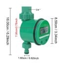 Timer di irrigazione automatico con frequenza e durata di irrigazione regolabili in plastica ABS Filettatura G3/4 Risparmio idrico per giardino 2