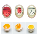 Timer ecologico per la cottura delle uova con sensore di temperatura Utensile da cucina per uova sode, medie e alla coque Scala di misurazione 5