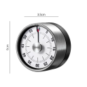 Timer meccanico visivo 0–60 minuti con conto alla rovescia Timer da cucina per cucinare, cuocere al forno, insegnare, riunioni e organizzazione 5