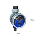 Timer per irrigazione da giardino con valvola a sfera 3/4" per rubinetto Controllo automatico dell'irrigazione 2x batterie AAA 8x16,3 cm 2