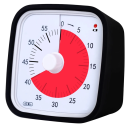Timer visivo 60 minuti Conto alla rovescia colorato Funzionamento silenzioso Promemoria del tempo Strumento per bambini Apprendimento Casa Scuola 1