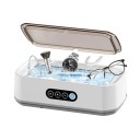 TINSOL ultrasound-puhdistin 49KHz 650ml 40W mini tärinäpuhdistin silmälaseille, koruille, hammasproteesille, tuttipulloille, ruostumattomasta teräksestä EU-pistokkeella 2