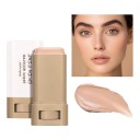 Tinted Makeup Stick with Silk Texture Waterproof Hydrating Face Stick with Collagen Hyaluronic Acid and Niacinamide 15