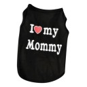 Tinuta pentru pisica I LOVE MY MOMMY, I LOVE MY TADDY I love my mommy