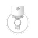 Tiralatte portatile compatto 24 mm in silicone trasparente per l'allattamento quotidiano 4