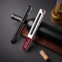 Tirbușon de vin 2 în 1 cu tăietor de folie integrat Deschizător elegant cu ac pentru îndepărtarea ușoară a dopului Utilizare sigură 8