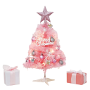 Tisch Weihnachtsbaum 60 cm Kleiner dekorativer Baum für die Weihnachtsdekoration zu Hause Weihnachtsdekoration für Tisch, Kommode oder Fensterbank 2