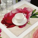 Tischset mit Blume 2