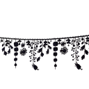 Tissu en dentelle avec franges 10 cm x 91 cm Dentelle décorative en polyester avec franges pour la couture, décoration de vêtements, costumes 2