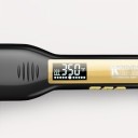 Titanová žehlička na vlasy s LCD displejom 80–230 °C široké plávajúce dosky nano-titan 100–240 V 2