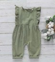 Tjejer jumpsuit med volanger T2648 2