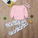 Tjejtröja och leggings L1455 3