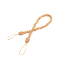 Tkané závěsné úvazy dekorativní šňůra 70 cm polyester textilní úchyt pro stažení závěsů a záclon v interiéru 5