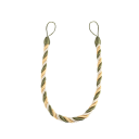 Tkané závěsné úvazy dekorativní šňůra 70 cm polyester textilní úchyt pro stažení závěsů a záclon v interiéru 10