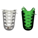 Tkaniças luminosas para sapatos 120 cm Efeitos de luz coloridos Acessório de moda Visibilidade noturna Diversão em festas Calçado luminoso estiloso 1