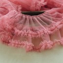 Tkanina z falbaną 15 cm x 91 cm Puszysta dekoracyjna wstążka Poliester bawełna Tkanina falbaniasta do szycia odzieży dekoracji ozdoby ślubne DIY 8