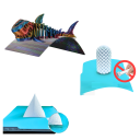 Tlačová podložka pre 3D tlačiareň Chameleon-PEI Textúra obojstranná 257 x 257 mm Pružinový oceľový plech Zlatá Bambu Lab X1 P1 A1 pre PLA 2