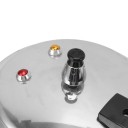 Tlakový hrnec 3 l 18 cm z hliníkové slitiny stříbrný na plynový sporák s poklicí a rukojetí pro rychlé vaření jídel 2