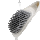 Toaletní kartáč s držákem tvar labutě dlouhá rukojeť výška 45 cm šířka 14 cm husté štětiny kartáč na WC čištění koupelny 7