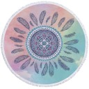 Toalha de microfibra com padrão de mandala 19