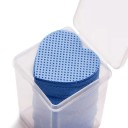 Toalhetes de algodão em forma de coração para remoção de verniz removedor de verniz Utensílio para limpeza de verniz sem pelinhos 200 un 4