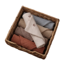 Toalhetes de banho para crianças Toalhas de rosto de algodão Conjunto de toalhetes 5 pcs 23 x 23 cm 2