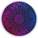 Toalla de microfibra con motivo de mandala 17