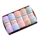Toalla facial absorbente de secado rápido, suave y absorbente, 30 x 30 cm 1